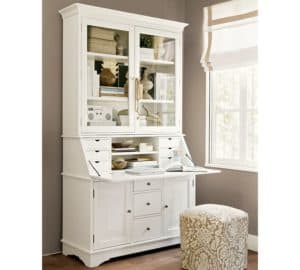 Pottery Barn Secretary Desk with hutch