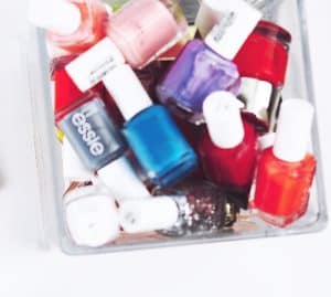 DIY Nail Polish Rack