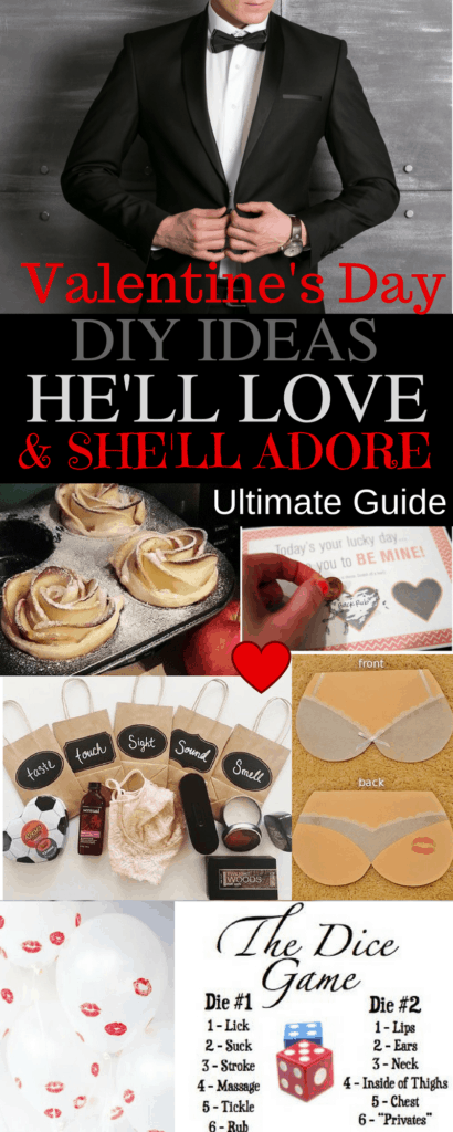 Ultimate DIY Valentine's Day Ideas / DIY boyfriend gifts / Gift Ideas / Crafts / Man Bouquets / Candy Ideas / Puns / Recipes