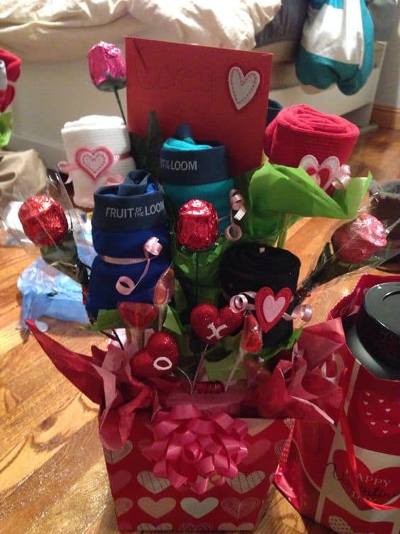 Underwear Man Bouquet/ Valentine's DIY boyfriend