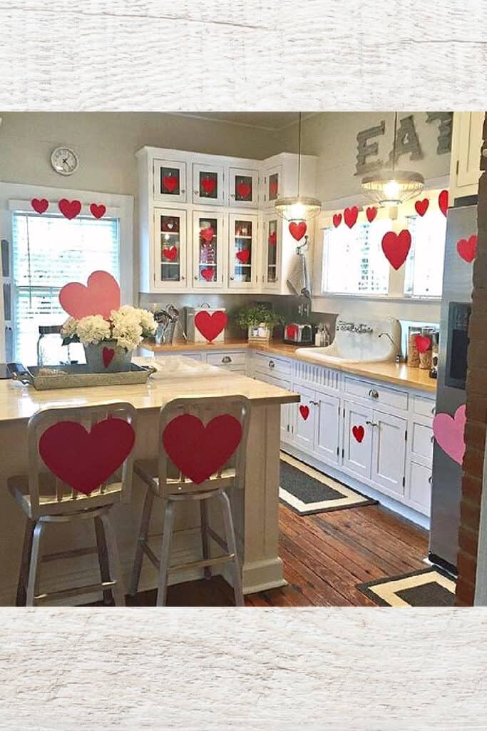 Easy DIY Valentines Day Decor Ideas From Dollar Tree for Kitchen