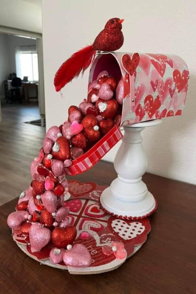 Easy DIY Valentines Day Decoration Craft from Dollar Store for the home