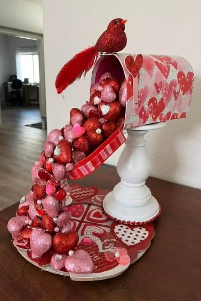 Easy DIY Valentines Day Decoration Craft from Dollar Store for the home