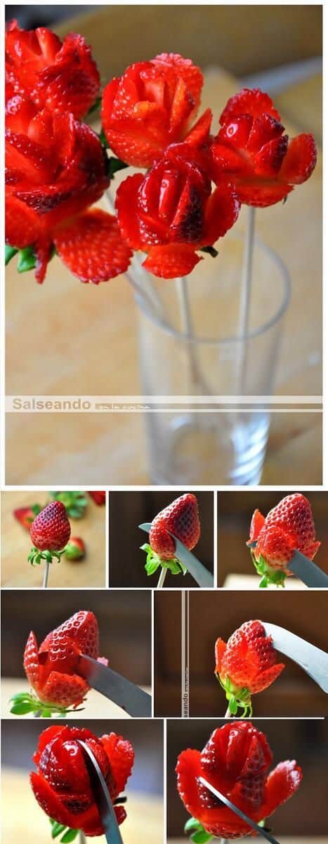 Strawberry Bouquet. Valentine's Day DIY Boyfriend Gifts