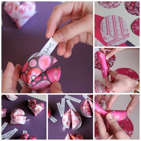 DIY Fortune Cookie Valentine's Day Idea/ The Ultimate DIY Guide to Valentine's Day/ DIY boyfriend gifts