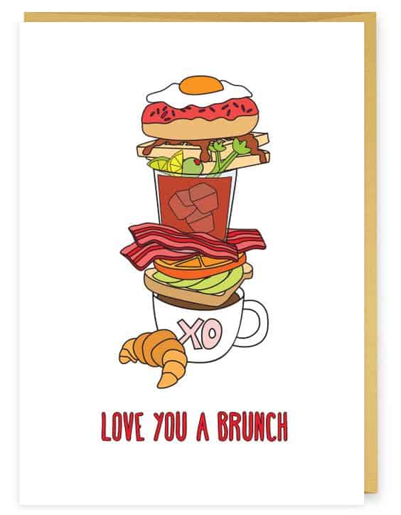 Love you a brunch pun. DIY boyfriend gifts.