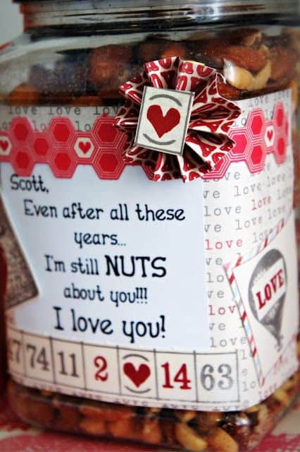 Nuts pun/ DIY gifts for boyfriend or husband/ anniversary