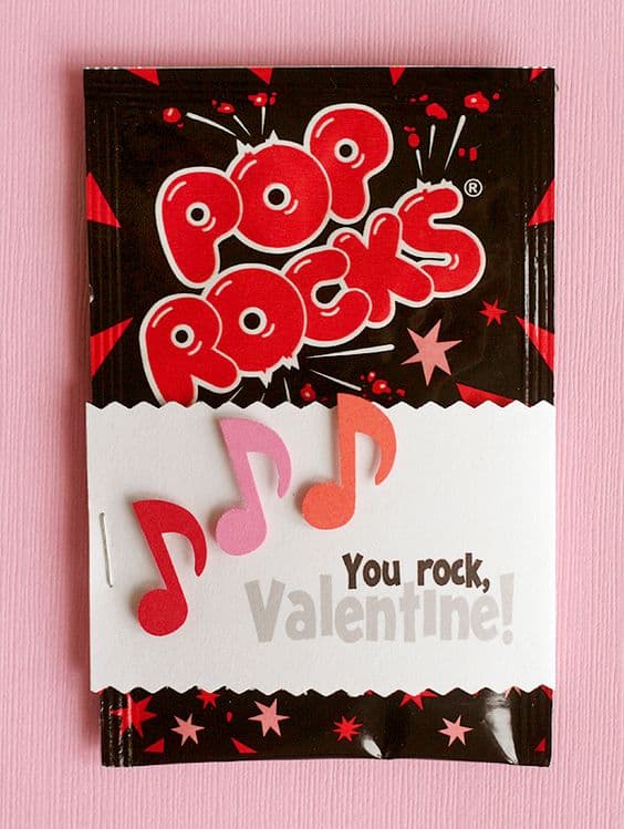 Pop Rocks Pun/ DIY boyfirend gifts/ Valentine's Day Teacher gifts