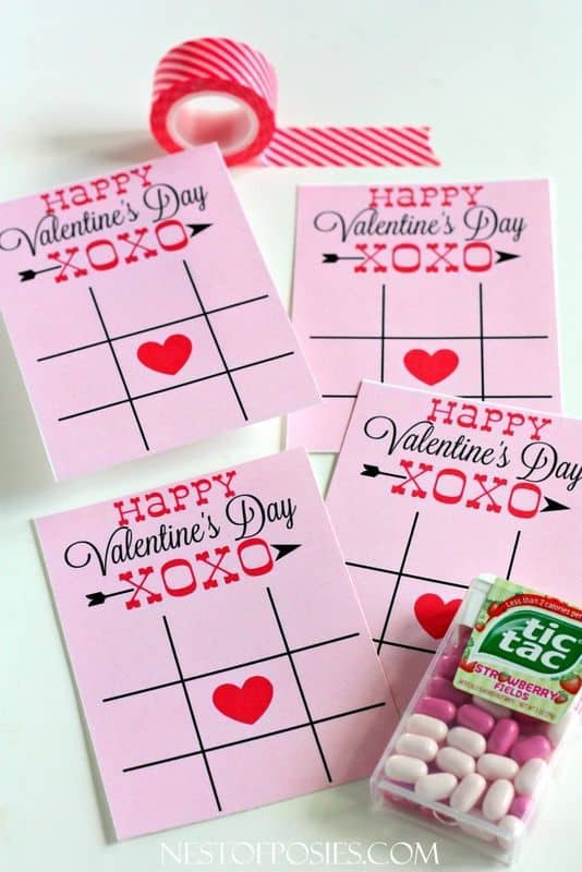 Valentine's Day Tick Tack Game/ DIY gifts