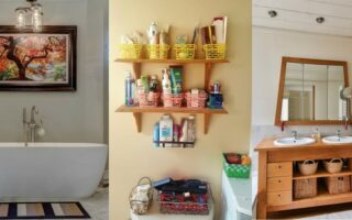 These 10 easy tips completely transformed our bathroom and made it easier to get ready on time. Bathroom Decor, DIY Bathroom Decor, Apartment Bathroom Ideas, Guest Bathroom, Bathroom Storage