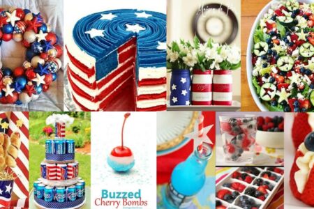 Easy DIY 4th of July party decoration, food, crafts, and ideas