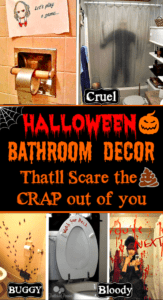 The Ultimate Guide to Halloween Bathroom Decorations that will scare the crap out of your party guests literally! 