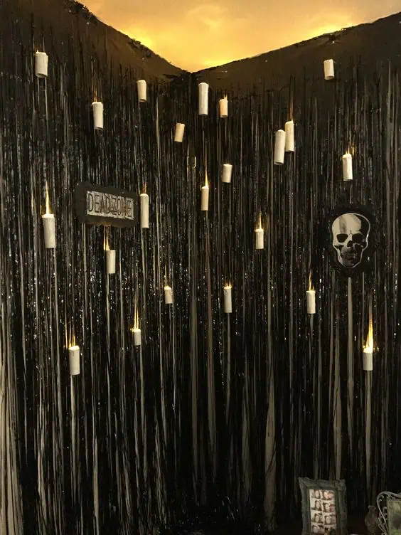 Halloween Decor Faux Wall DIY for Haunted House