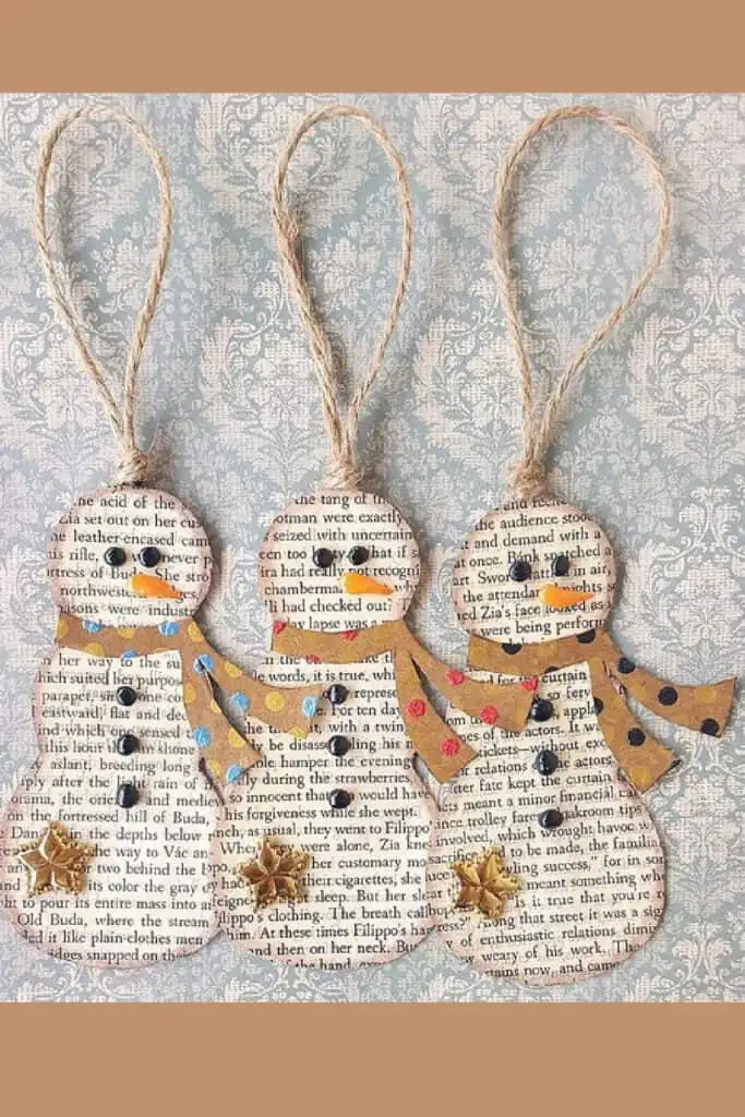 EASY DIY CHRISTMAS ORNAMENTS MADE OUT OF CHRISTIAN SHEET MUSIC