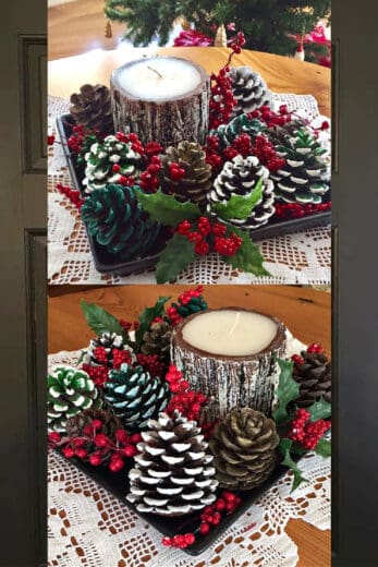 Easy DIY Christmas Decor for the Table