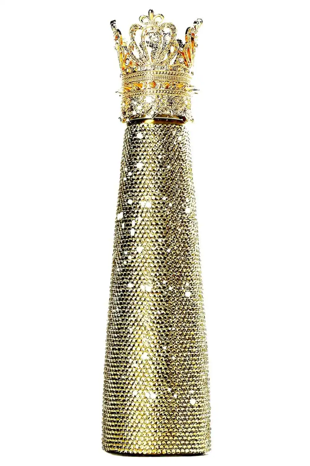 Gold Rhinestone Water Bottle stainless steel high grade