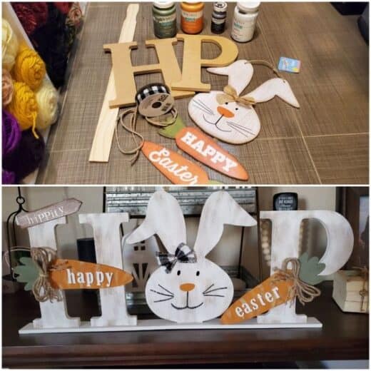 Easy DIY Easter Bunny Craft Decoration