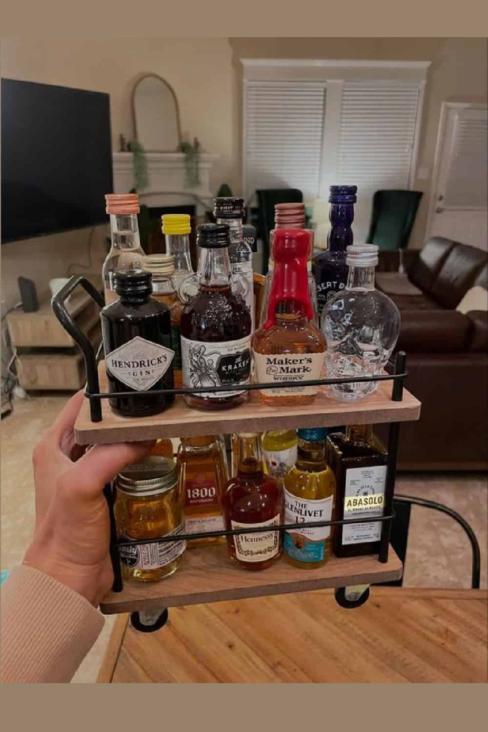 Bar cart Father's Day gift