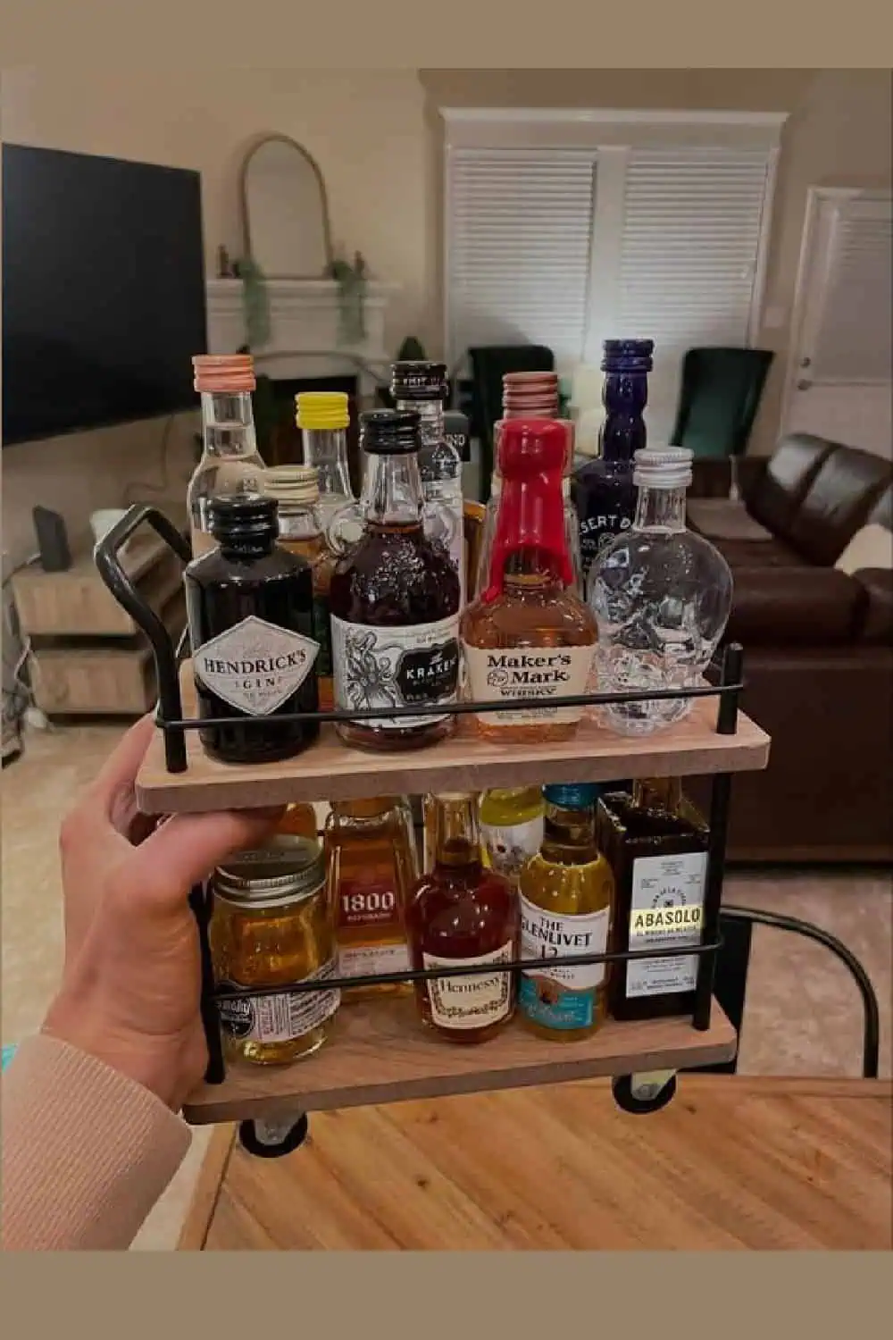 Bar cart Father's Day gift