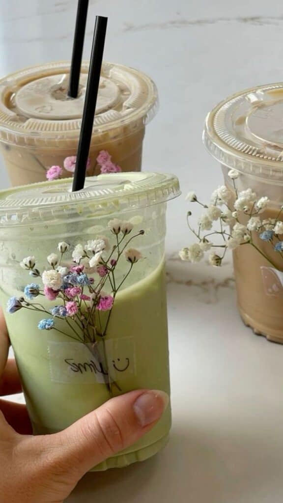 Simple Cup Holder Mother's Day gift idea drink flowers.