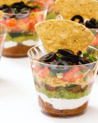 Worst Graduation Party Ideas - Individual Bean Dip