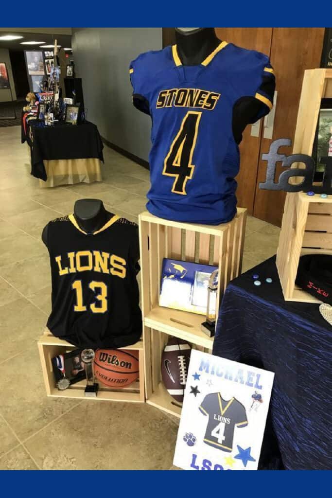 Graduation Party Decoration for Boys Senior Table Sports