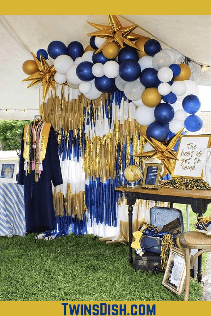 Graduation Party Ideas for Photo Backdrop and decorations