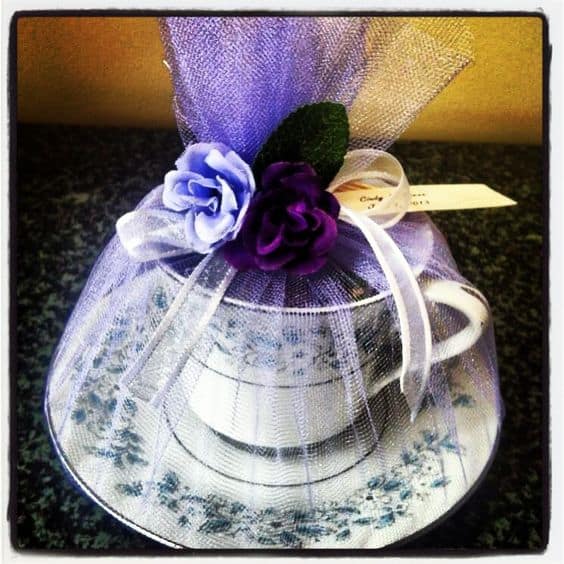 Diy tea cup candle mothers day gift