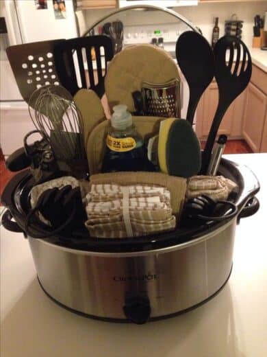 Crock pot gift basket idea