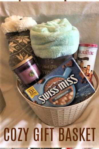 Cozy Gift Basket Idea for couples and date night