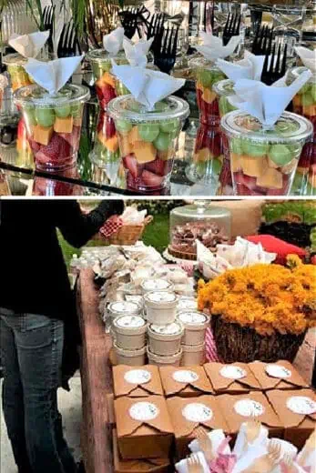 Germ Free Single serving covered Graduation Party Food Ideas