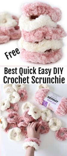 Best Easy DIY Quick Crochet Scrunchie to Make or Sell