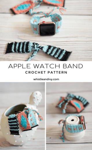 Easy DIY Apple Watch Band Free Crochet Tutorial