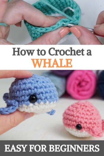 Easy Tiny Crochet Whale for beginners