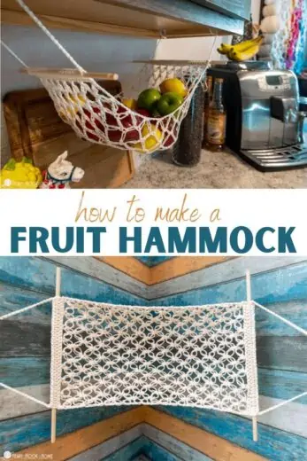 Easy DIY Fruit Hammock Crochet Free Pattern