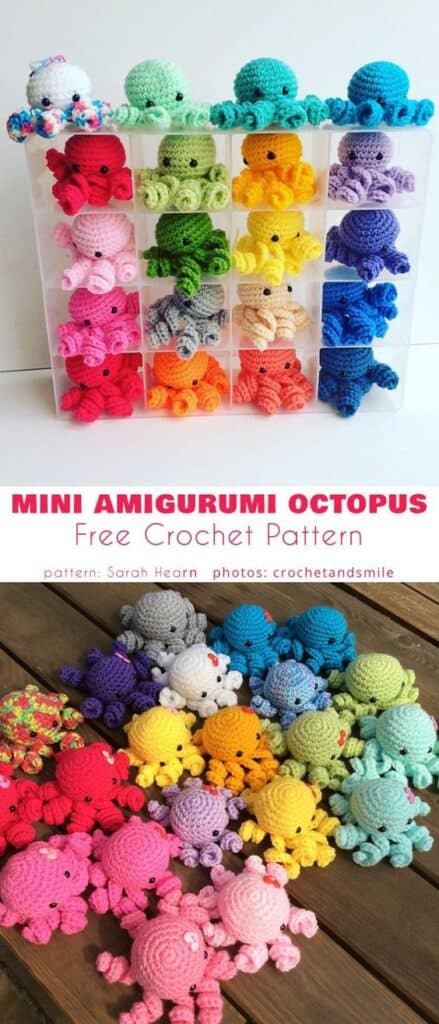 Easy DIY Tony Crochet Octopus Free Pattern