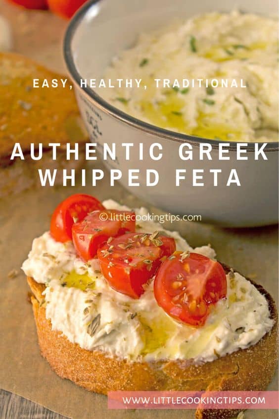 Easy Authentic Greek Whipped Feta