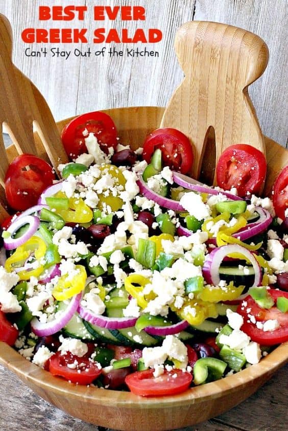 Best Greek Salad Ever Recipe