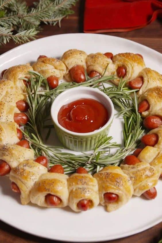 Easy Christmas Pigs in a blanket