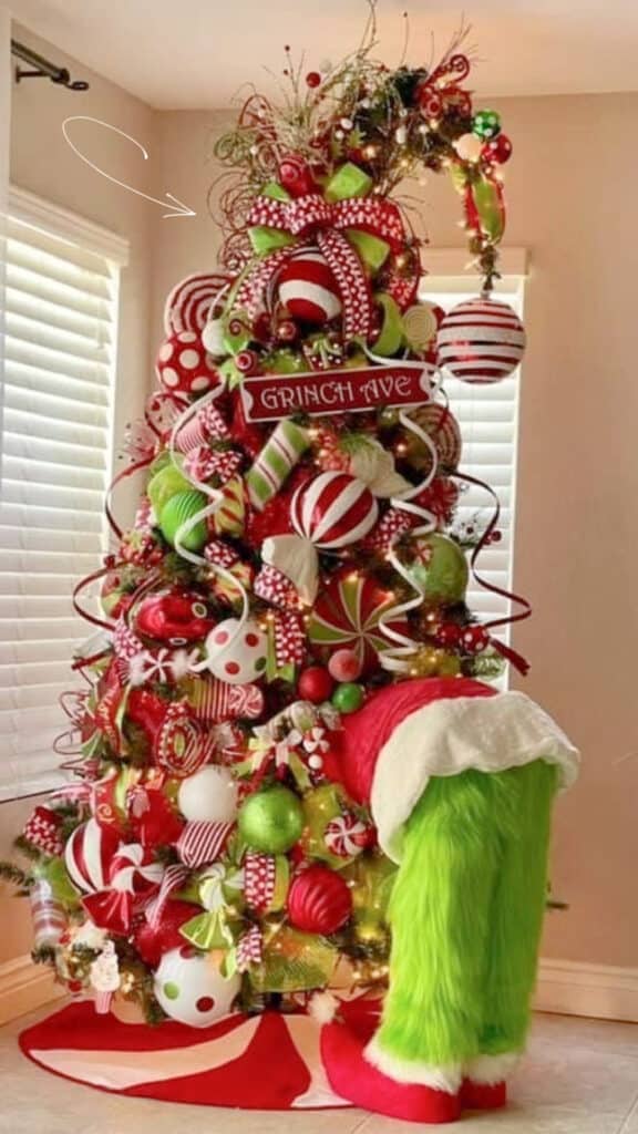 Themed Christmas Tree Ideas Grinch Tree