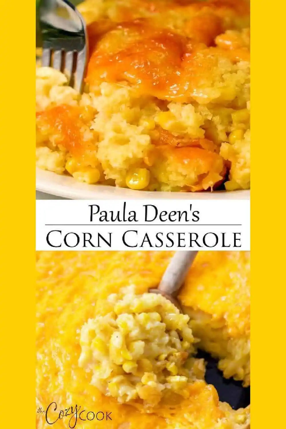 Cornbread casserole holiday side dish