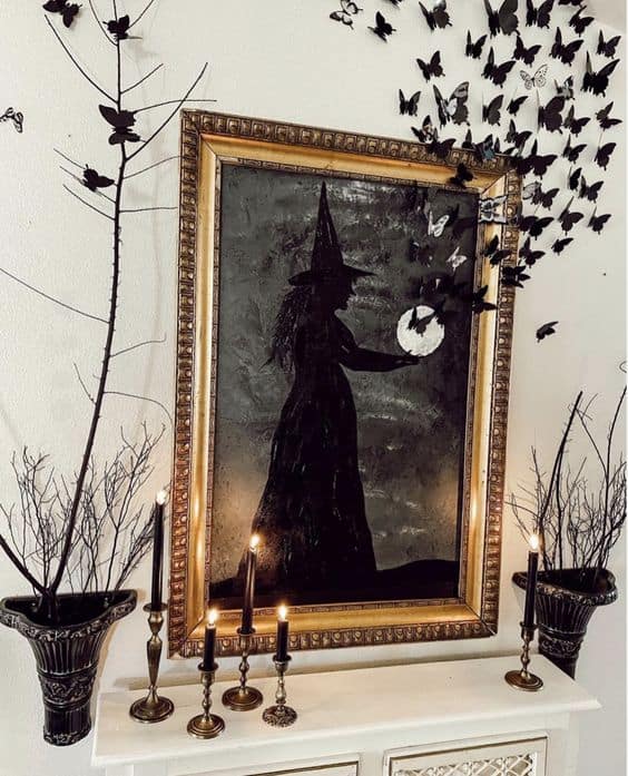 Easy DIY Halloween Witch Decor for th home