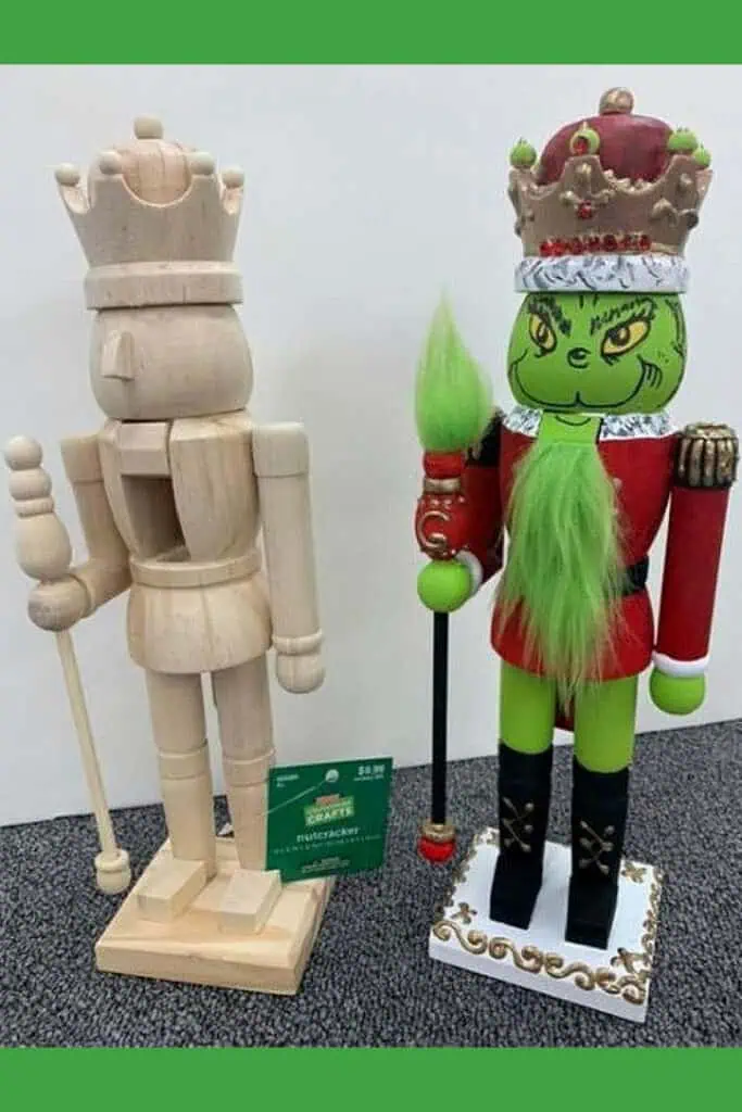 Easy DIY Christmas Decor crafts Grinchmas nutcracker