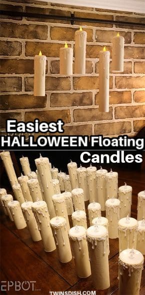 Easiest DIY Halloween Floating Candles Harry Potter