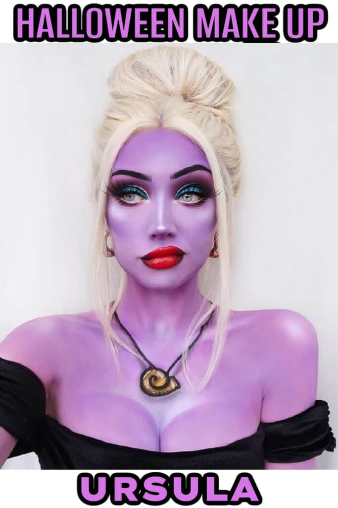 Halloween Make Up Ideas for women, Ursula