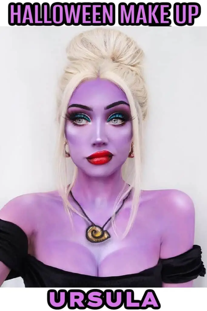 Halloween Make Up Ideas for women, Ursula