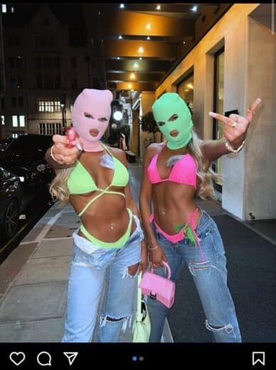 Spring Break Movie Baddie BFF Halloween Costume Idea for Women and College Freshman