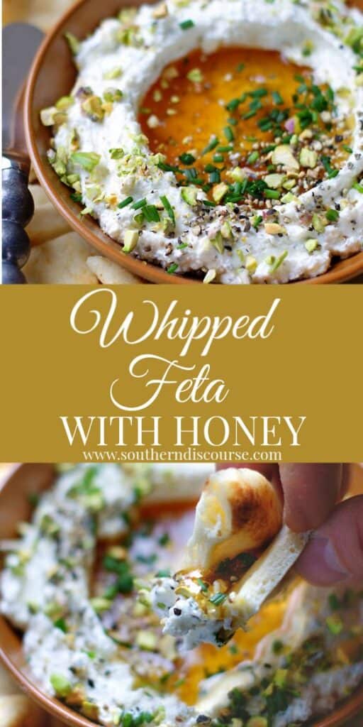 Delicious Simple and Easy Whipped Feta With Honey