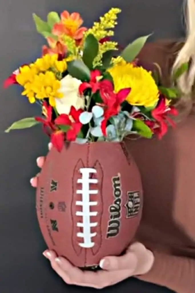 Football Diy Graduation party centerpiece for boys