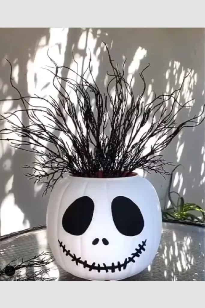 Easy Diy Dollar Store Plastic Pumpkin Vase Planter Halloween Decoration